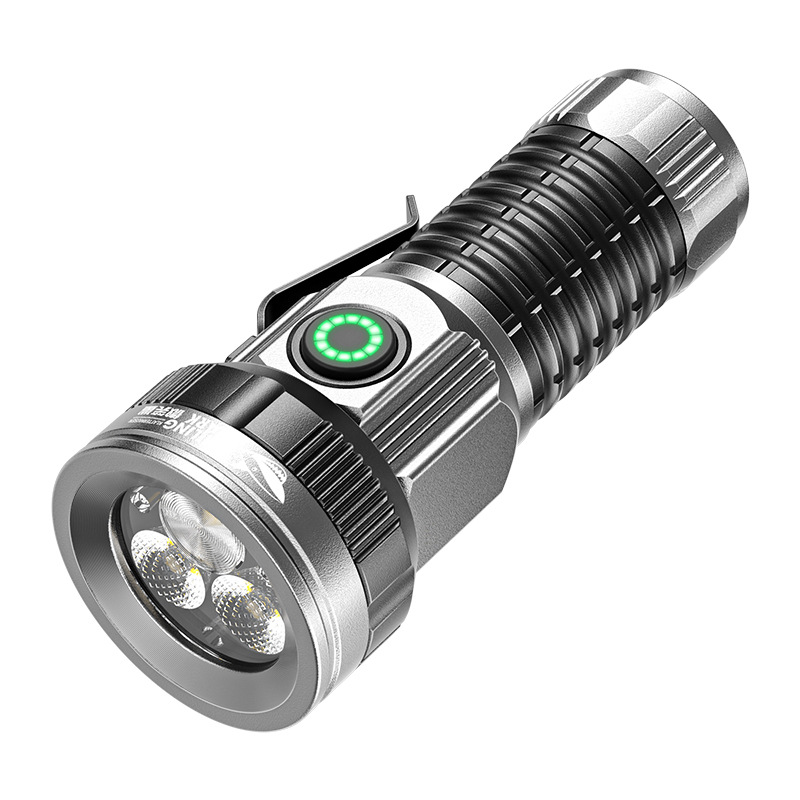 Edc (Every Day Carry - Маленький светодиодный фонарик USB C, перезаряжаемый,