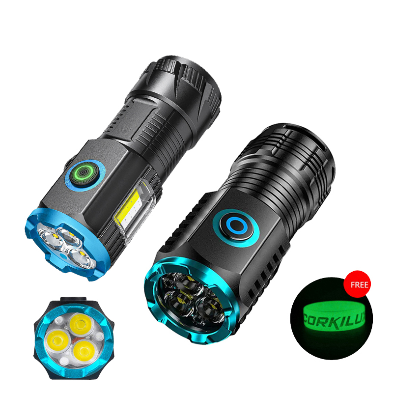 Edc (Every Day Carry - USB-перезаряжаемые фонарики типа C, портативная батарея
