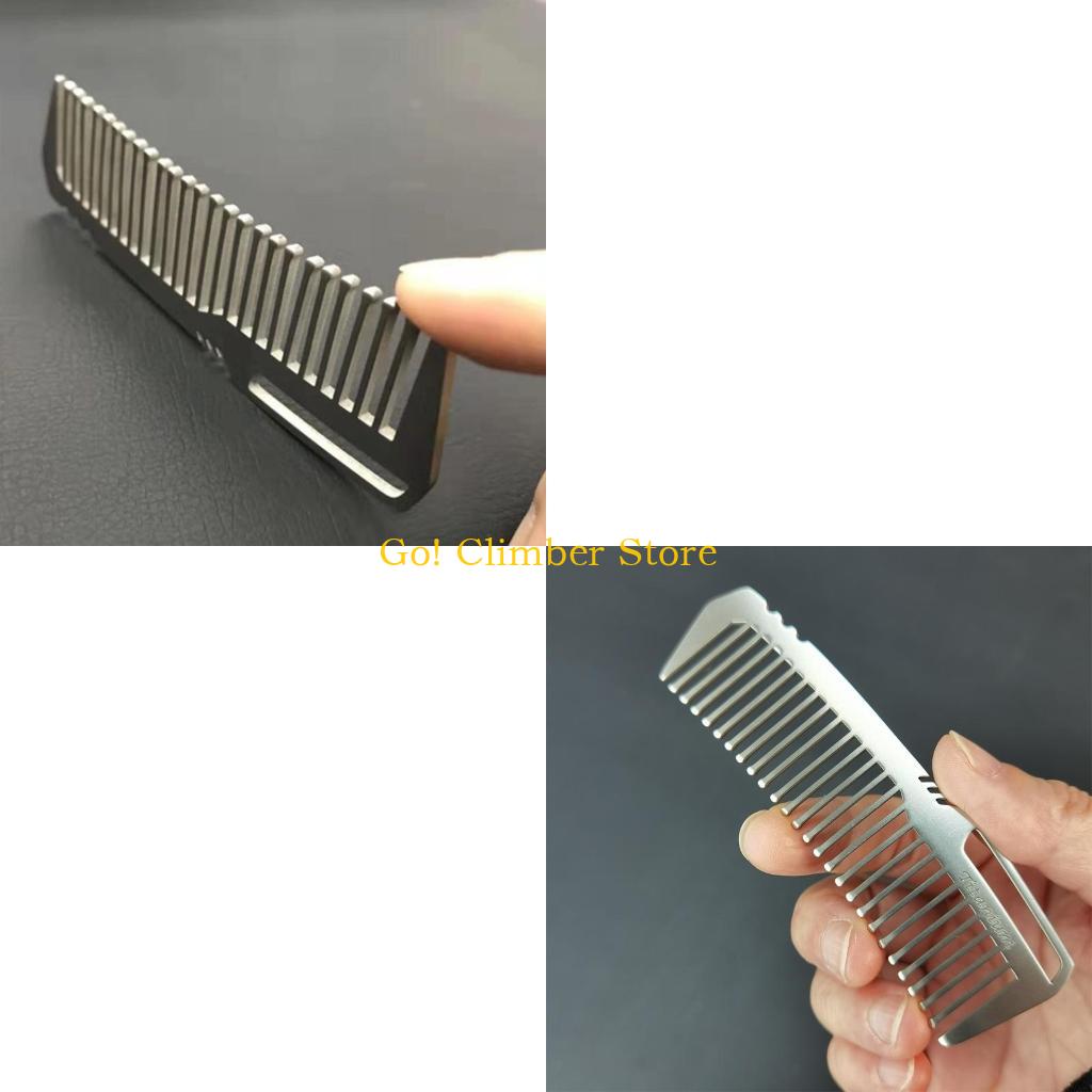Comb Pocket Titanium - Q84C Портативная расческа из титанового сплава