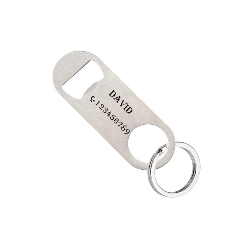 Bottle Opener Keyring - Брелок для ключей из нержавеющей стали