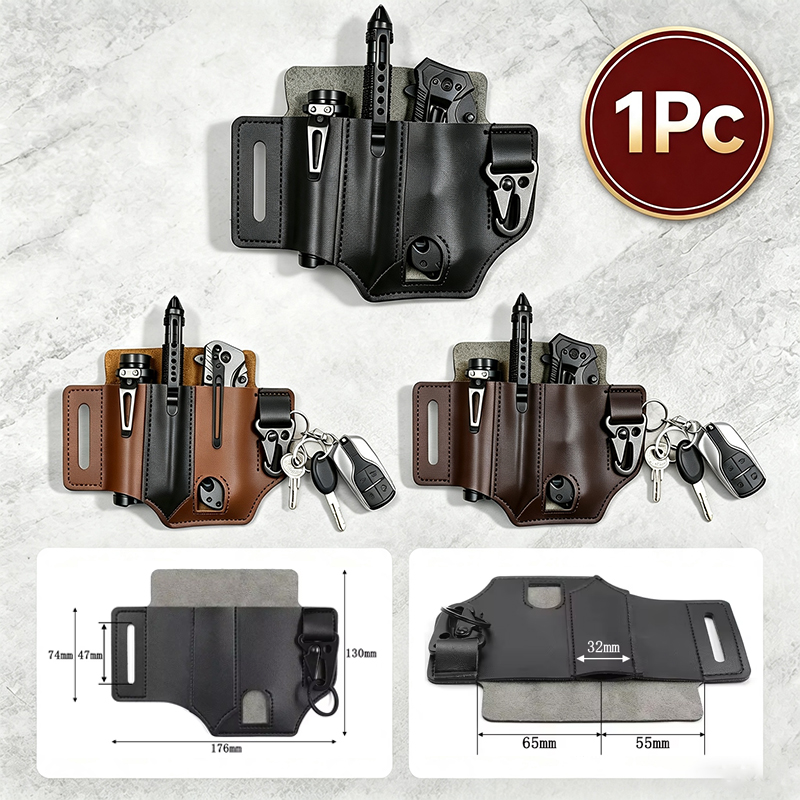 Поясная вешалка из воловьей ко – обзор и цена Edc Carry Pocket Pouch