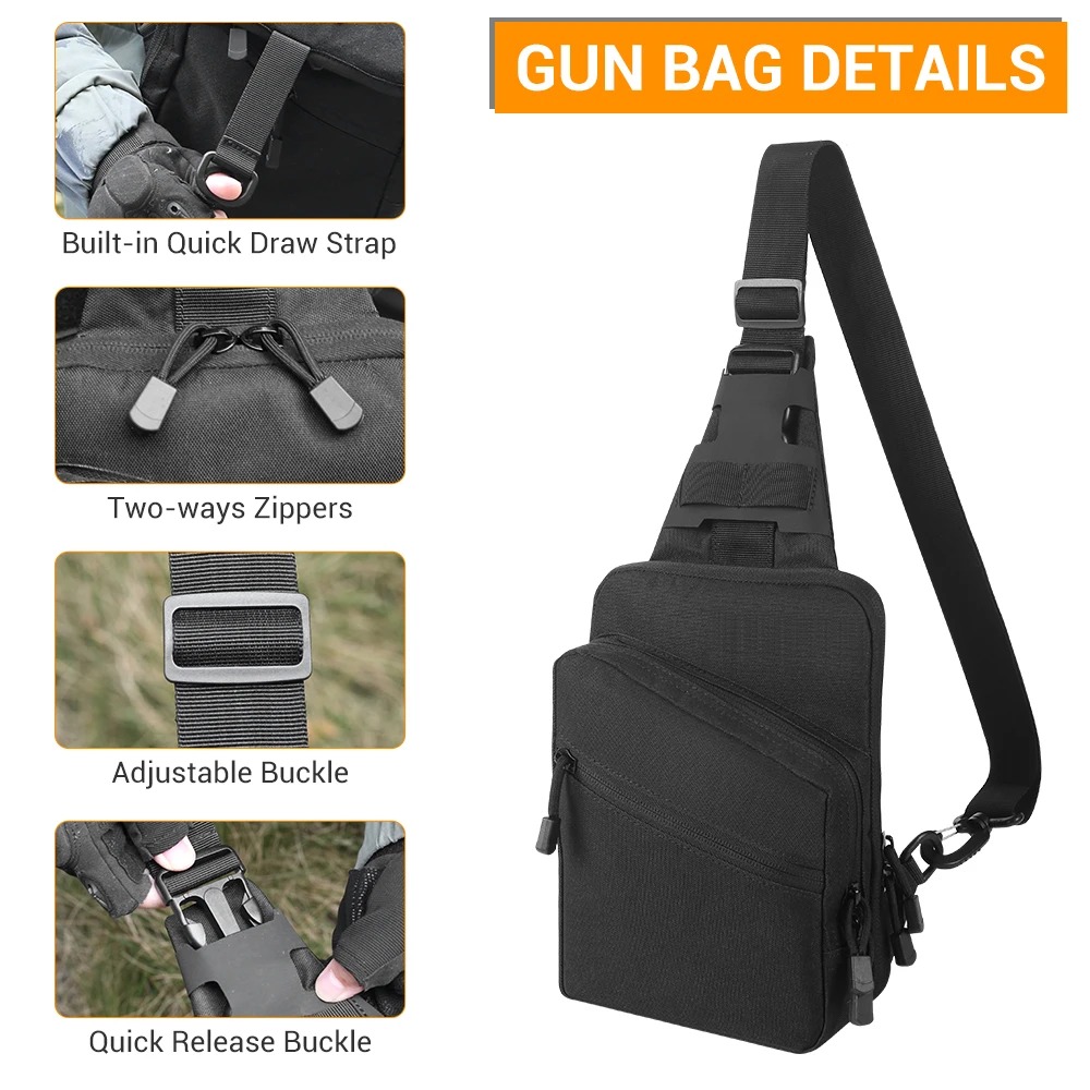Тактическая сумка для пистолет – обзор и цена Edc Carry Bag For Pistol