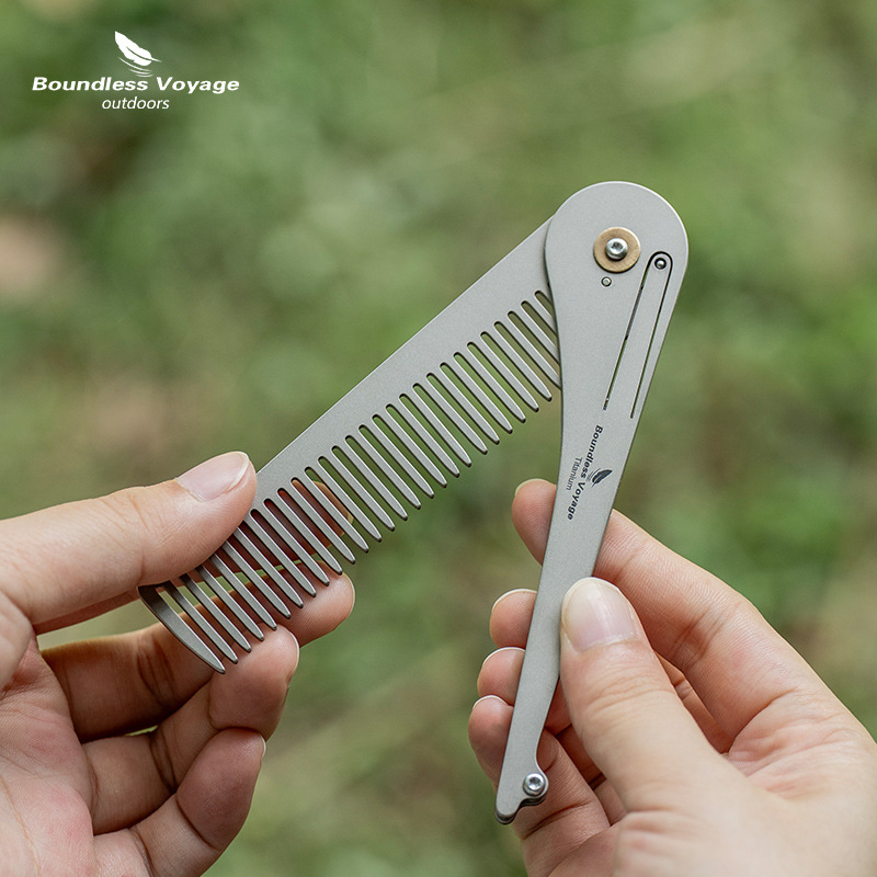 Новая складная расческа из чис – обзор и цена Comb Pocket Titanium